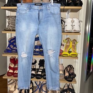 Express original girlfriend jeans size 10